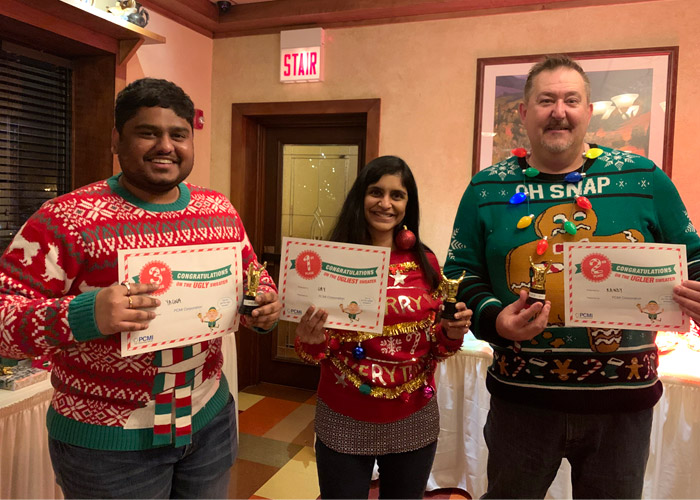 ugly sweater holiday party winners
