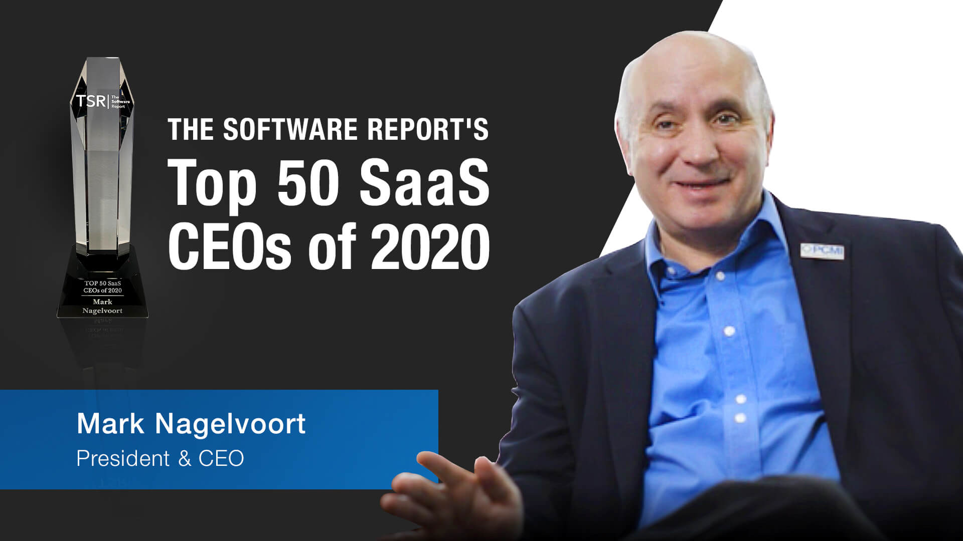 Mark named top 50 SaaS CEOs of 2020