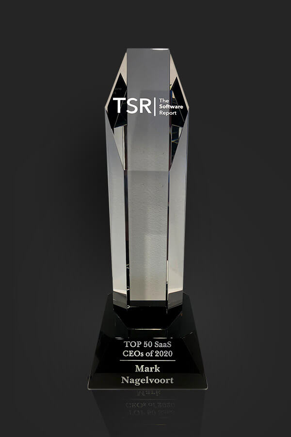 Top 50 SaaS CEOs Trophy