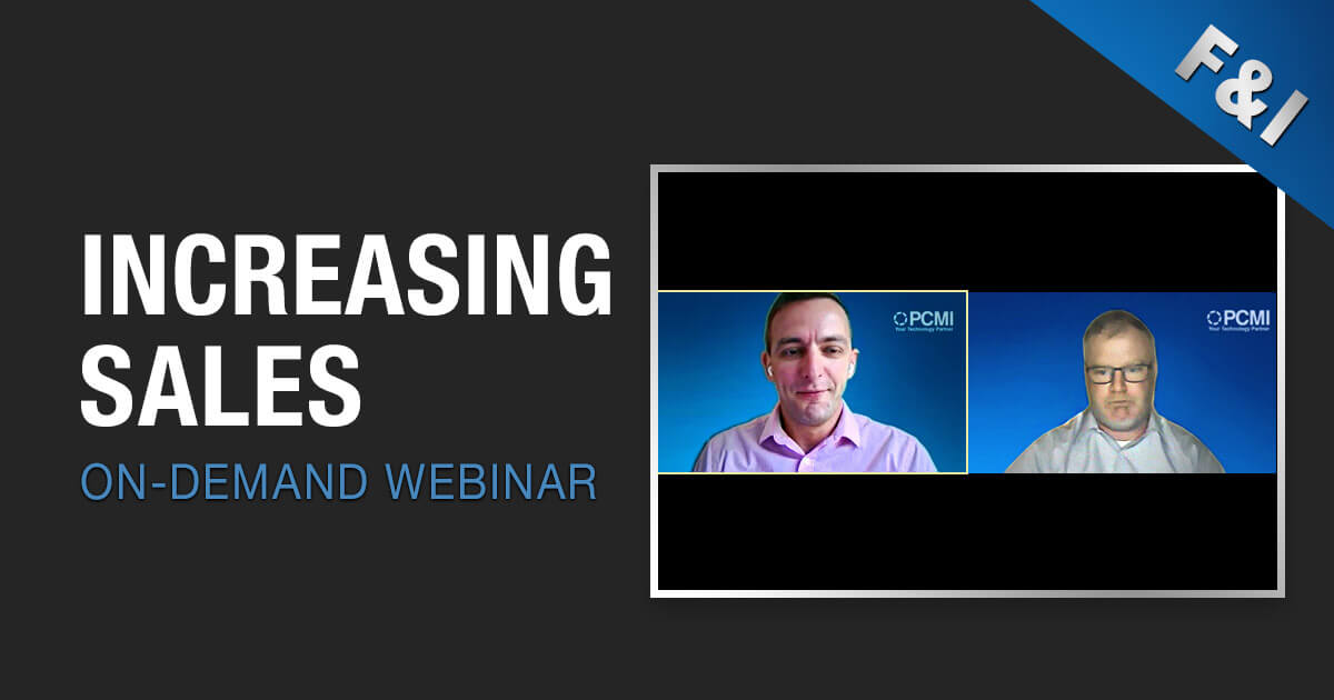 On-Demand Webinar - Increasing Sales