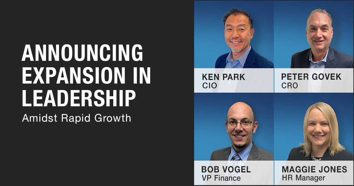 Press Release - Announcing Expansion in Leadership Amidst Rapid Growth