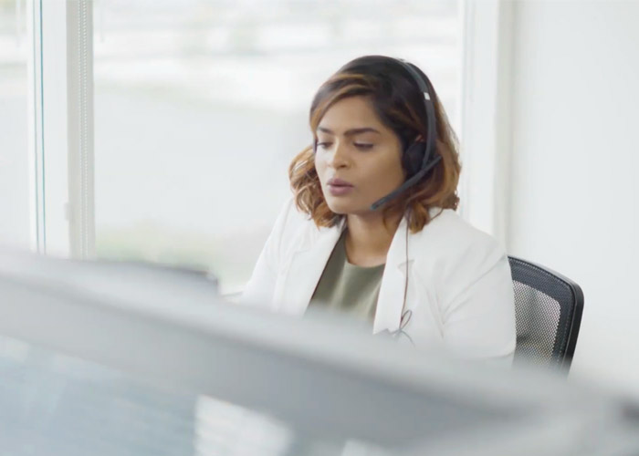 Woman working in office