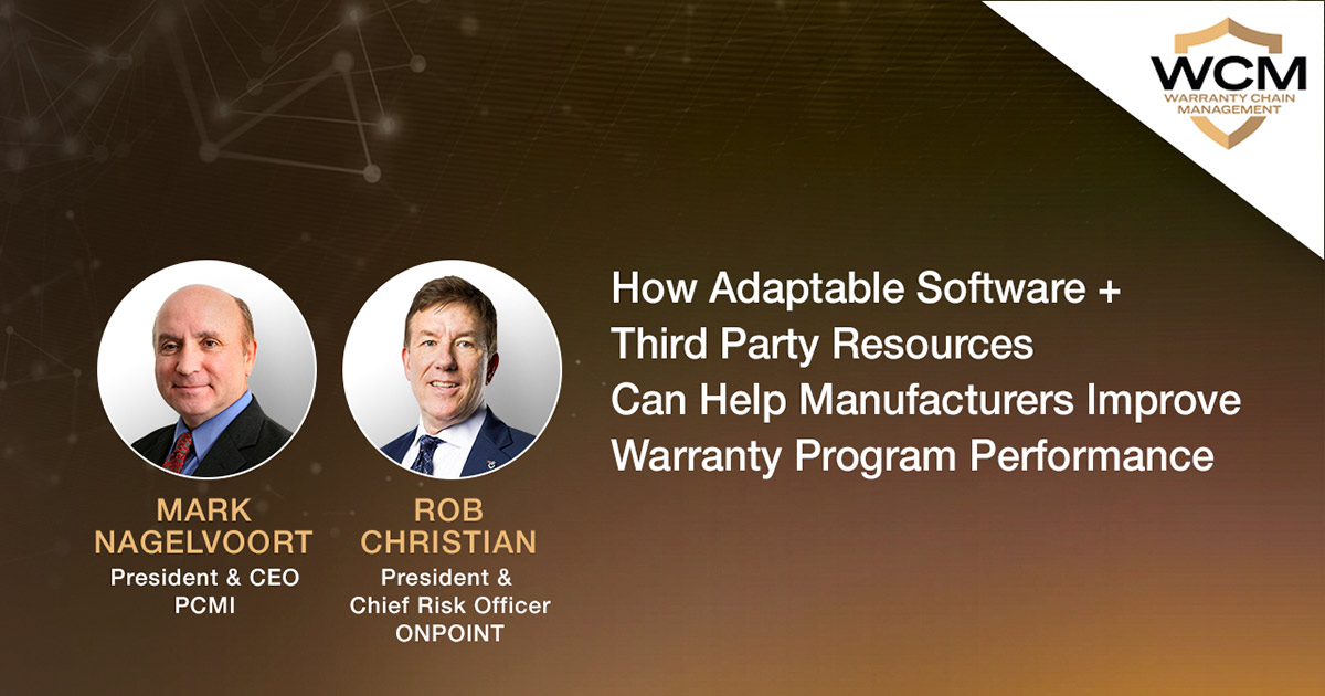 WCM Conference - How Adaptable Software and Third Party Resources Can Help Manufacturers