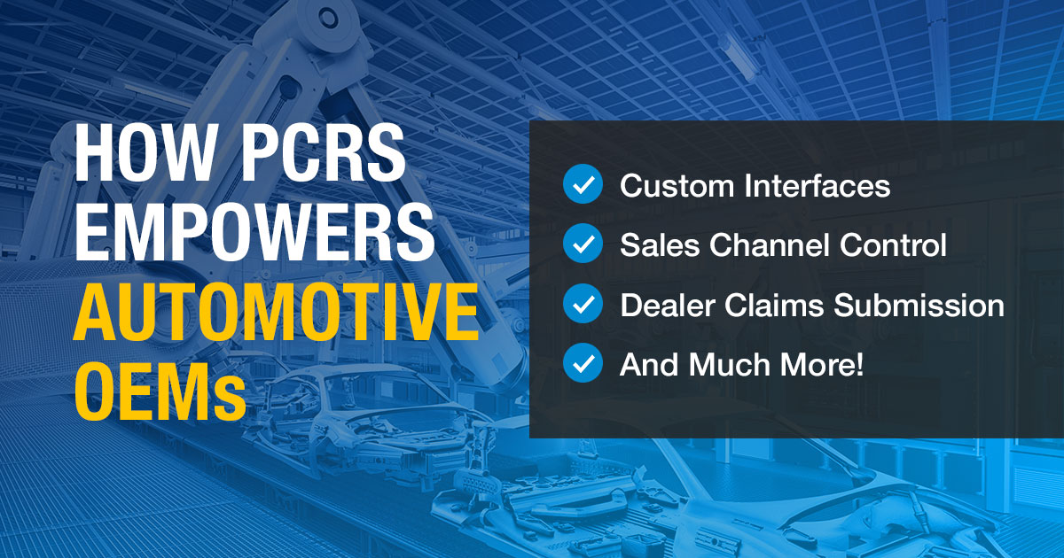 How PCRS Empowers Automotive OEM