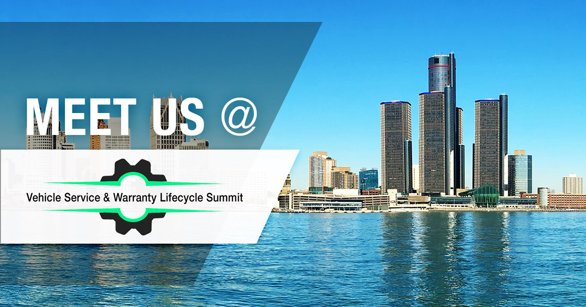 Meet Us at Vehicle Service and Warranty Lifecycle Summit