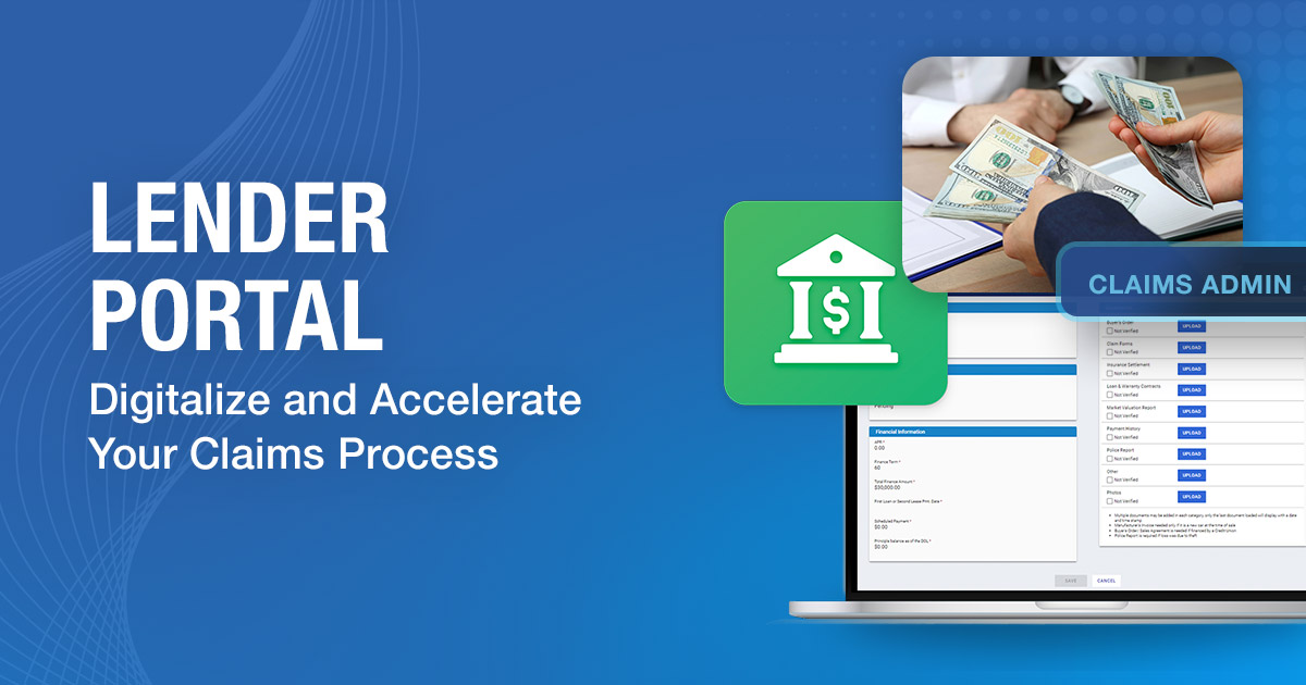 Lender Portal - Digitalize and Accelerate Your Claims Process