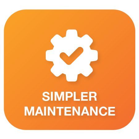 Pipeline benefits - simpler maintenance